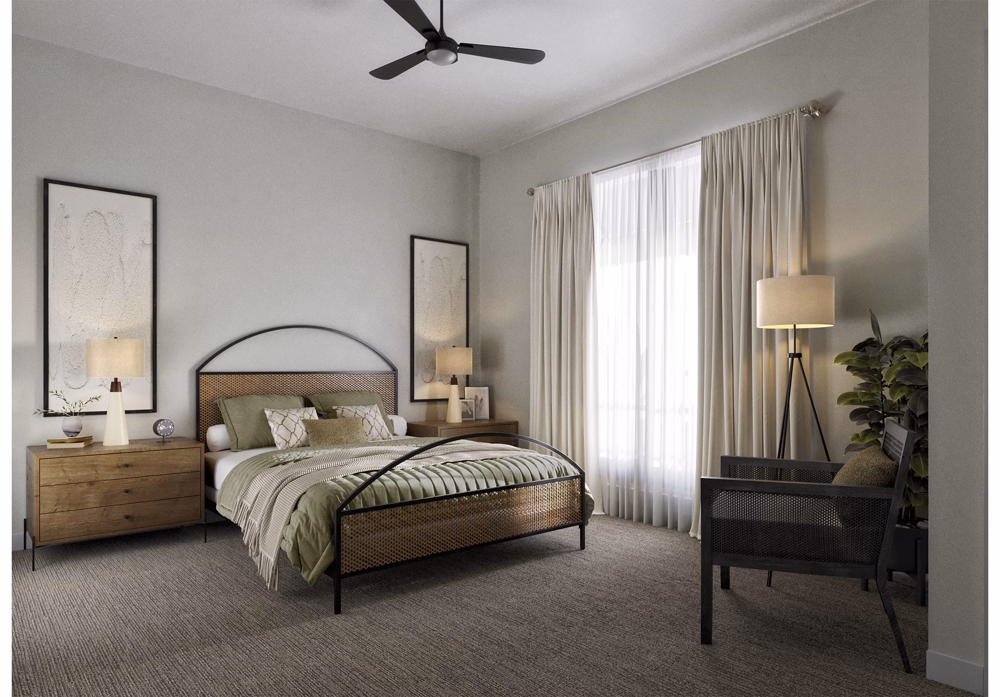 rendering at Solana Winchester Hills Apartments