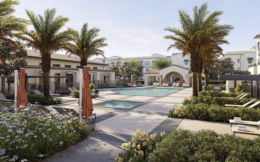 rendering at Solana Winchester Hills Apartments