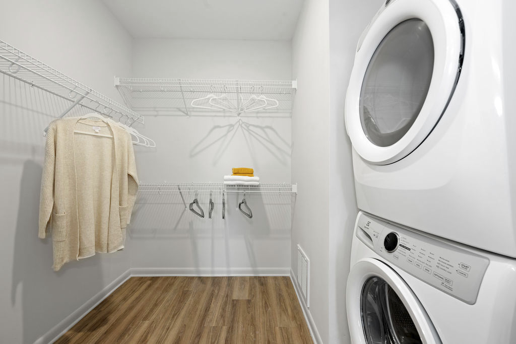 Laundry room at Allora Southview Apartments