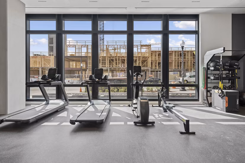 fitness center at Clover at The Parks Apartments