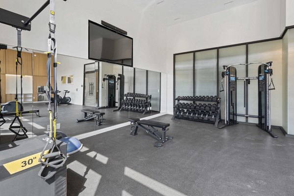 fitness center at Clover at The Parks Apartments