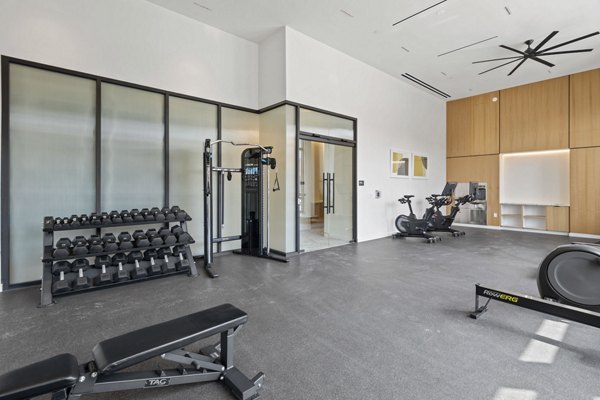 fitness center at Clover at The Parks Apartments