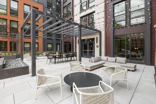 patio at Clover at The Parks Apartments