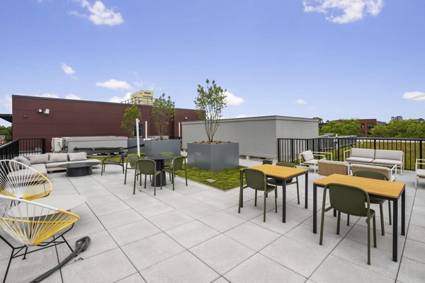rooftop deck at Clover at The Parks Apartments