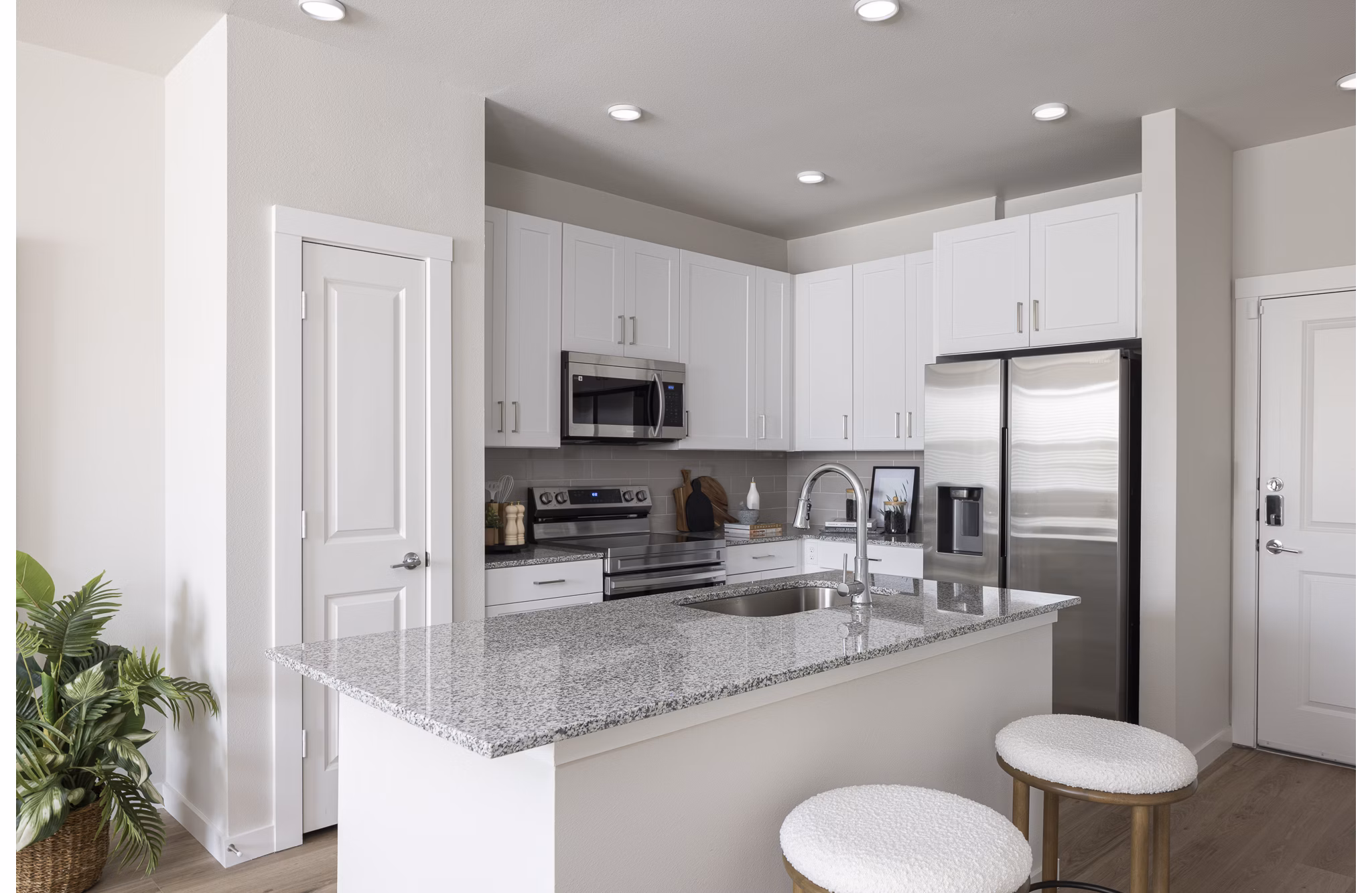 kitchen at Broadstone Garden Oaks Apartments 
