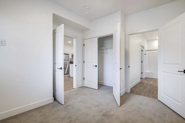 bedroom at The Opal Apartments