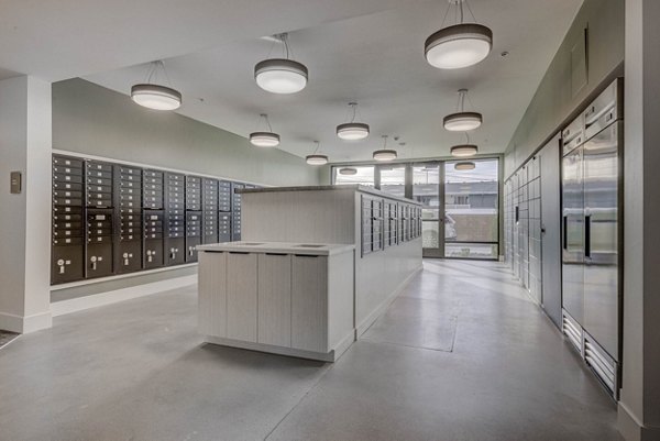 mailroom at The Opal Apartments