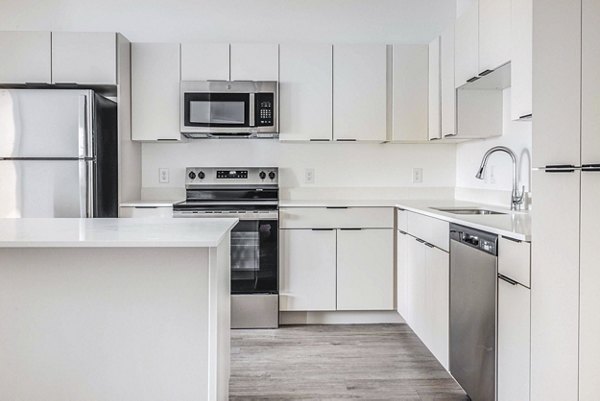 kitchen at The Opal Apartments