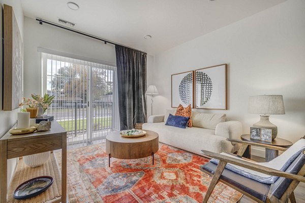 living room at The Opal Apartments