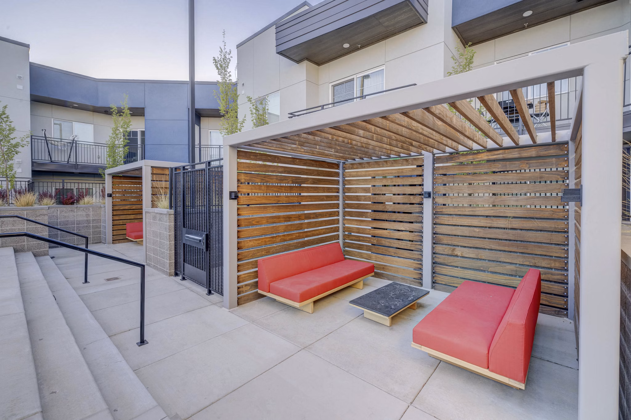Patio at The Opal Apartments