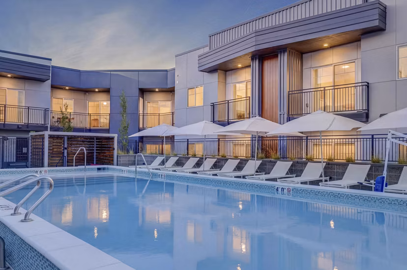 pool at The Opal Apartments
