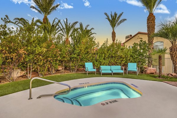 Jacuzzi with serene views at Parkway Townhomes