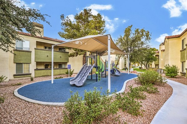 Well-equipped playground at Parkway Townhomes offering family-friendly amenities