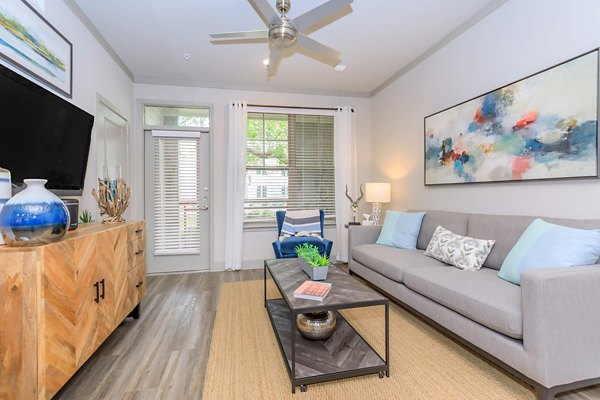 living room at Wyldewood Gosling Apartments