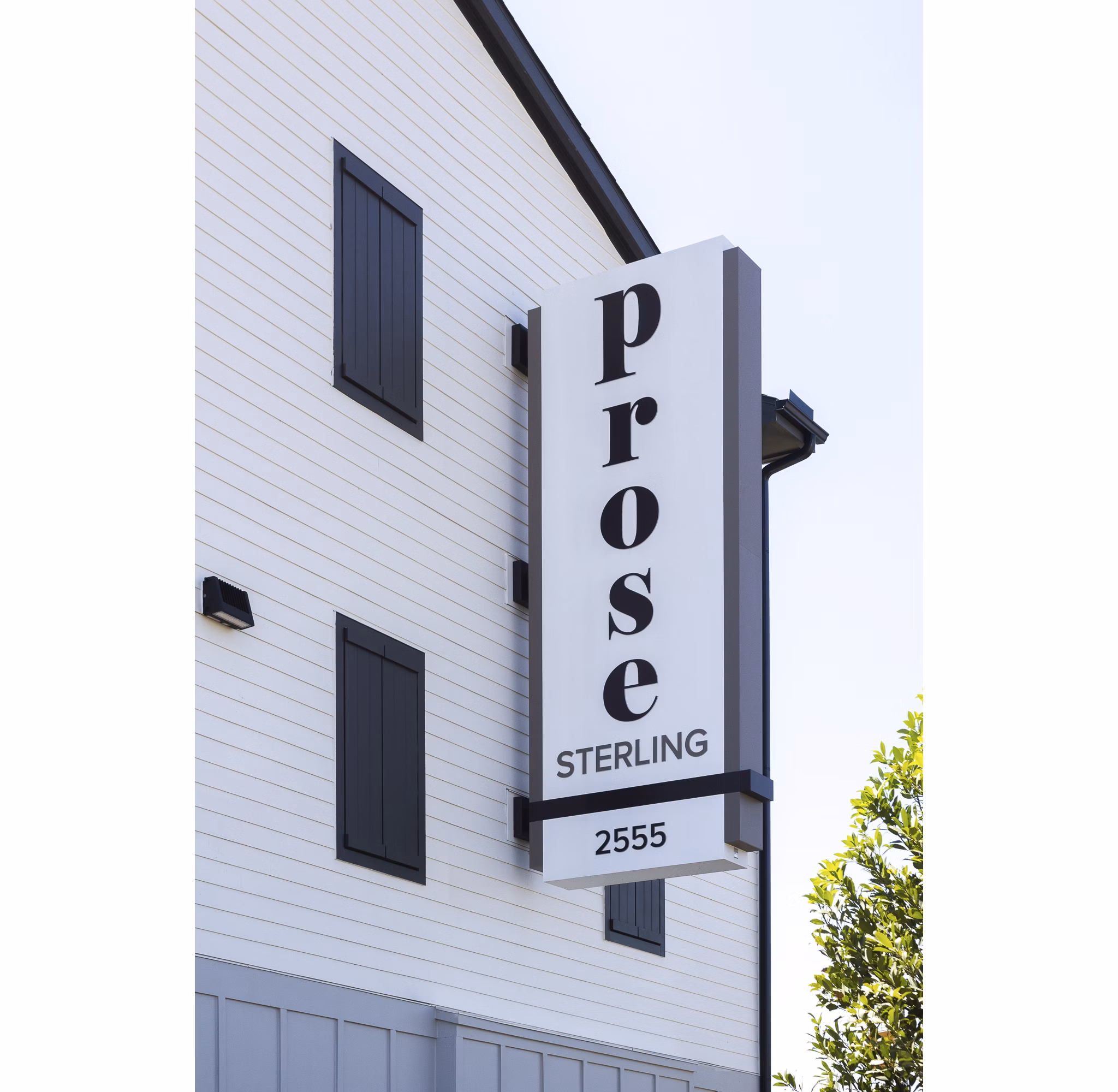 signage at Prose Sterling Apartments