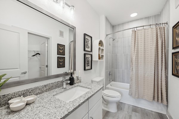 bathroom at Alta Trails Apartments