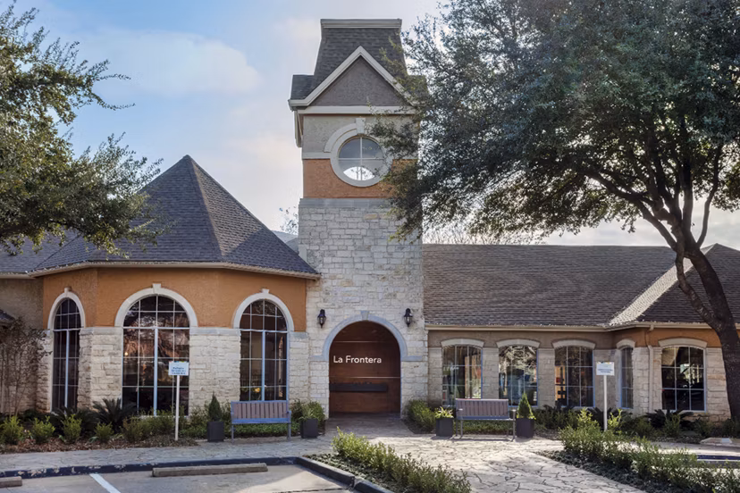 exterior at District on La Frontera Apartments