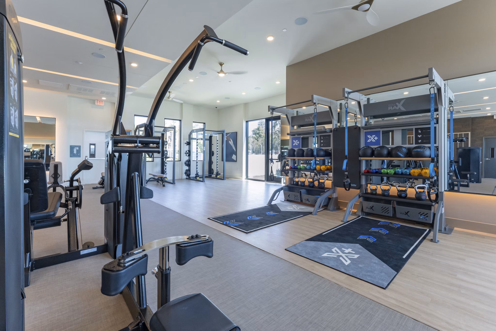 fitness center at Restore at Carolina Park