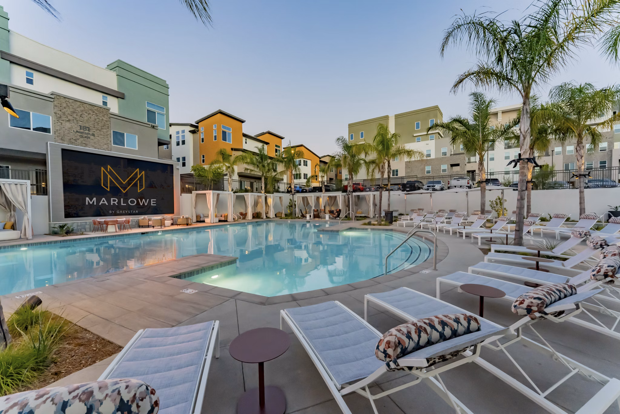 pool at Marlowe Palomar Heights Apartments