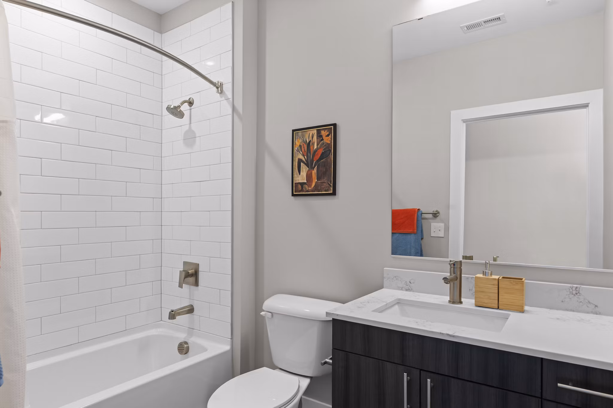 bathroom at Kinship Apartments