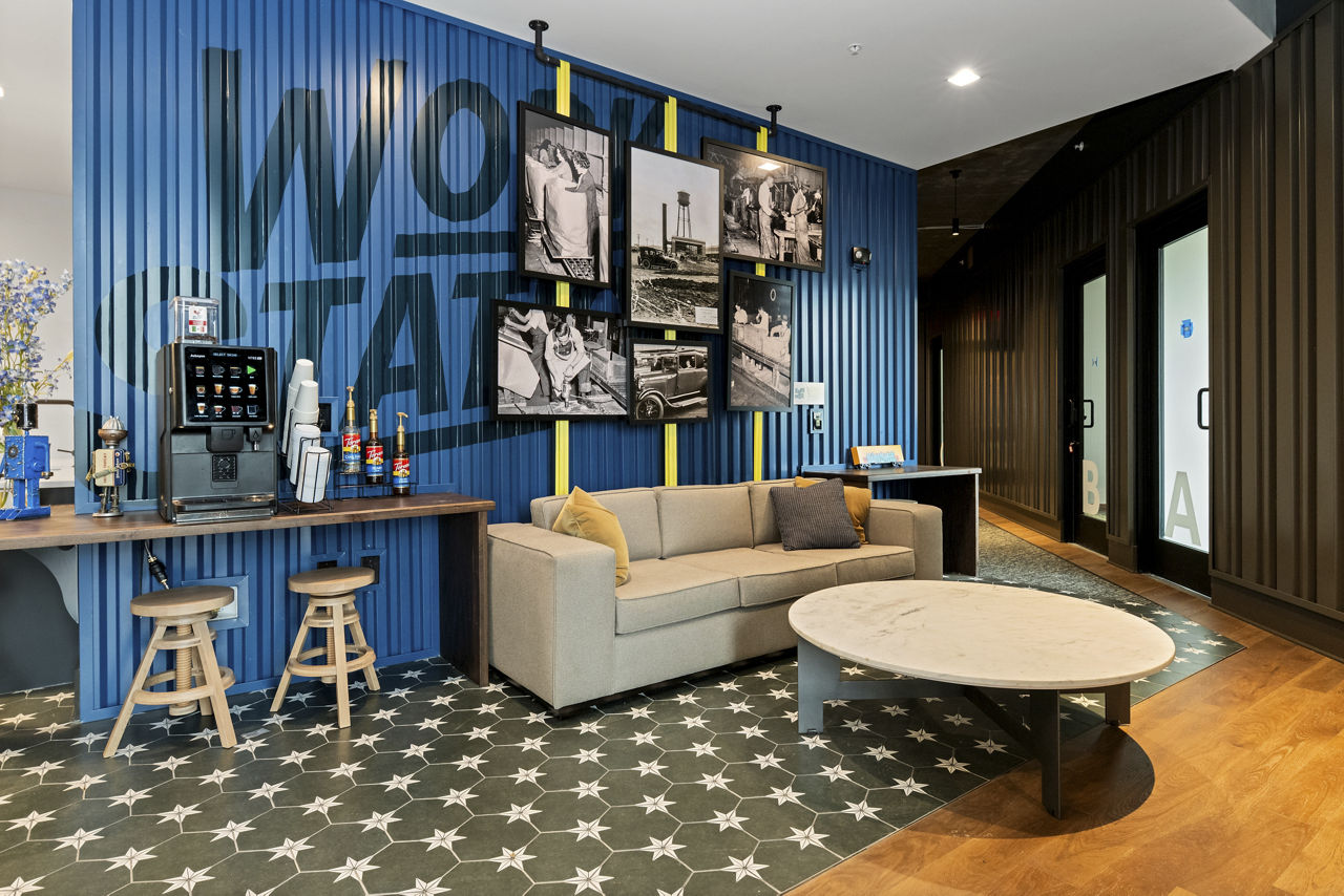 Lobby at Kinship Apartments