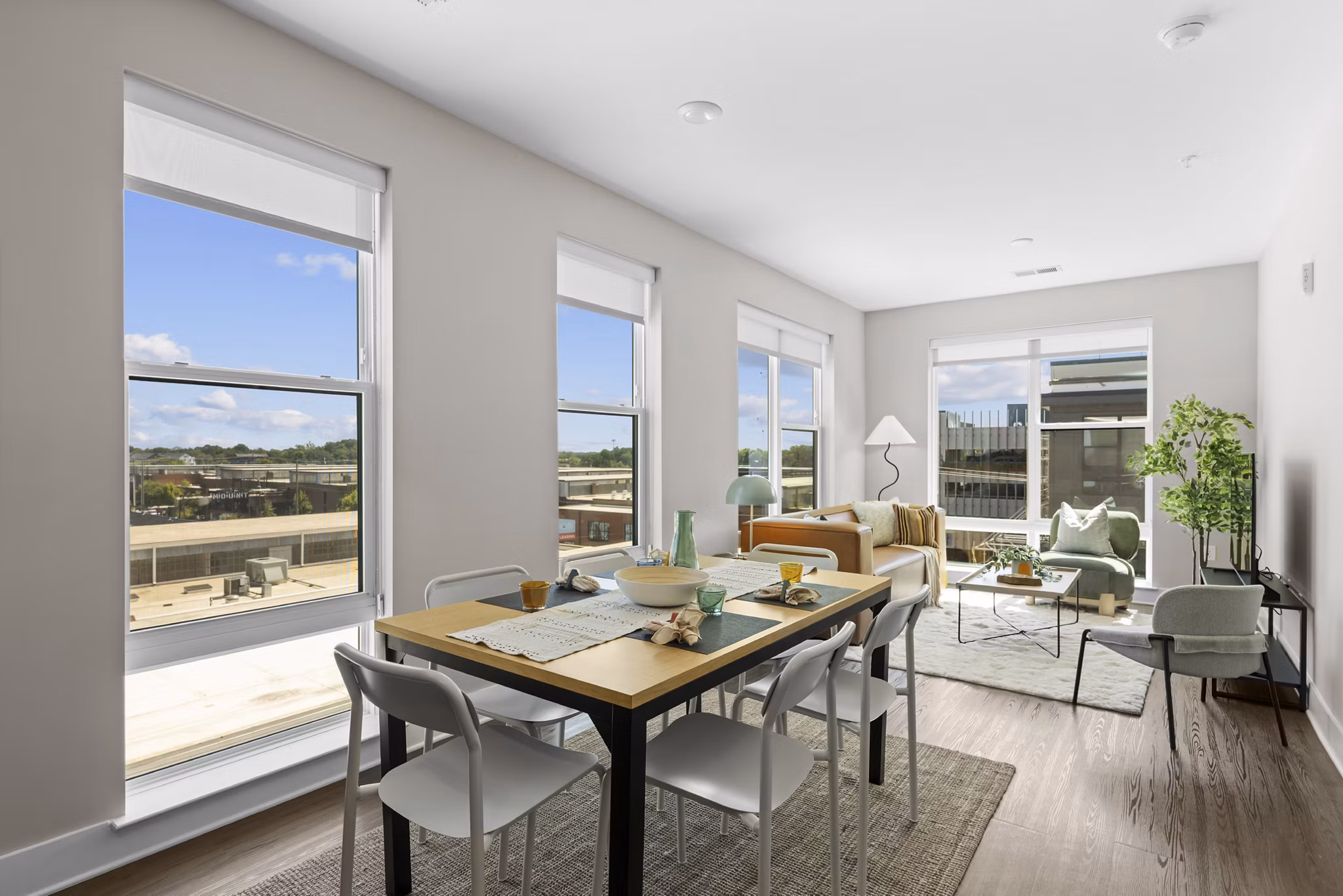 dining room at Kinship Apartments