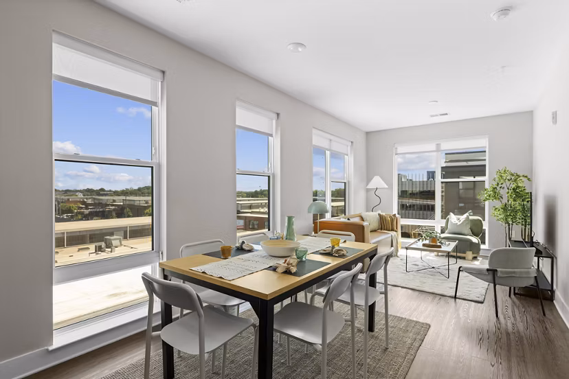 dining room at Kinship Apartments