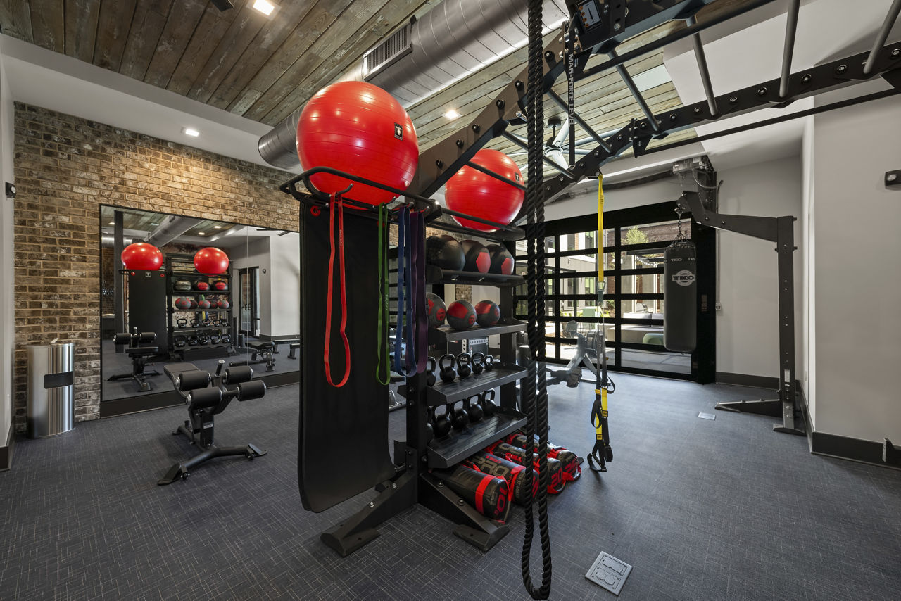 Gym at Kinship Apartments (2 of 2)