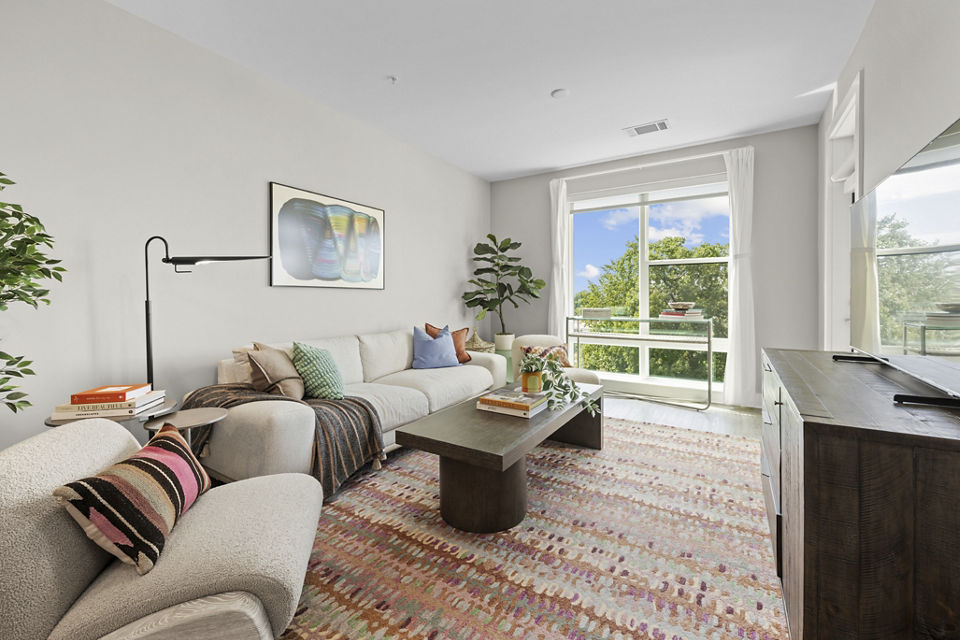 living room at Kinship Apartments