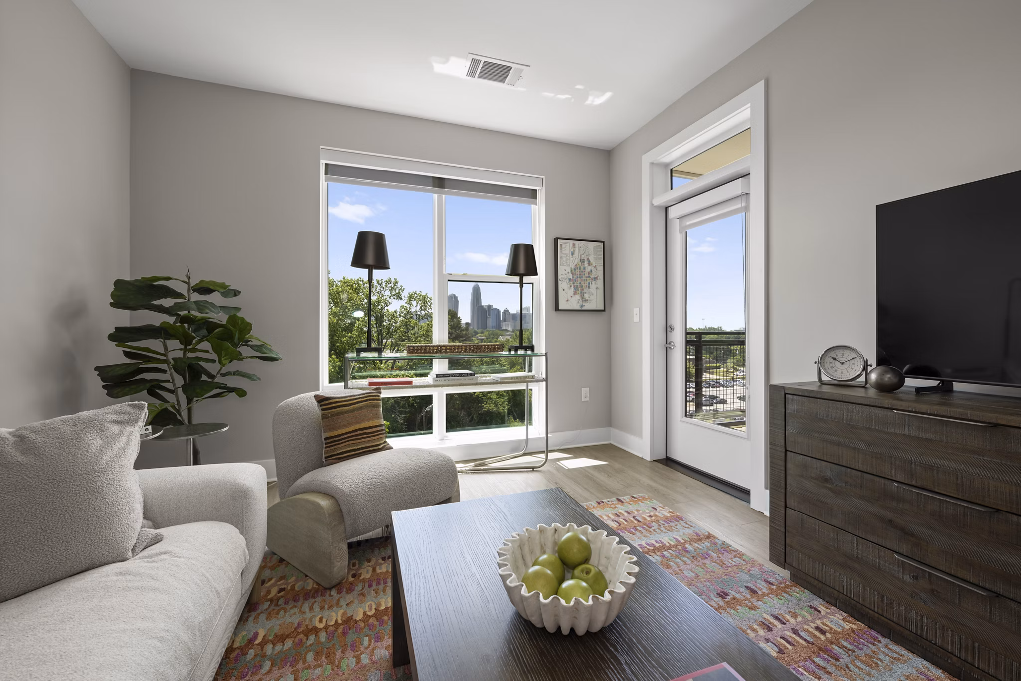 living room at Kinship Apartments