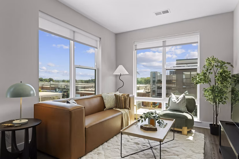 living room at Kinship Apartments