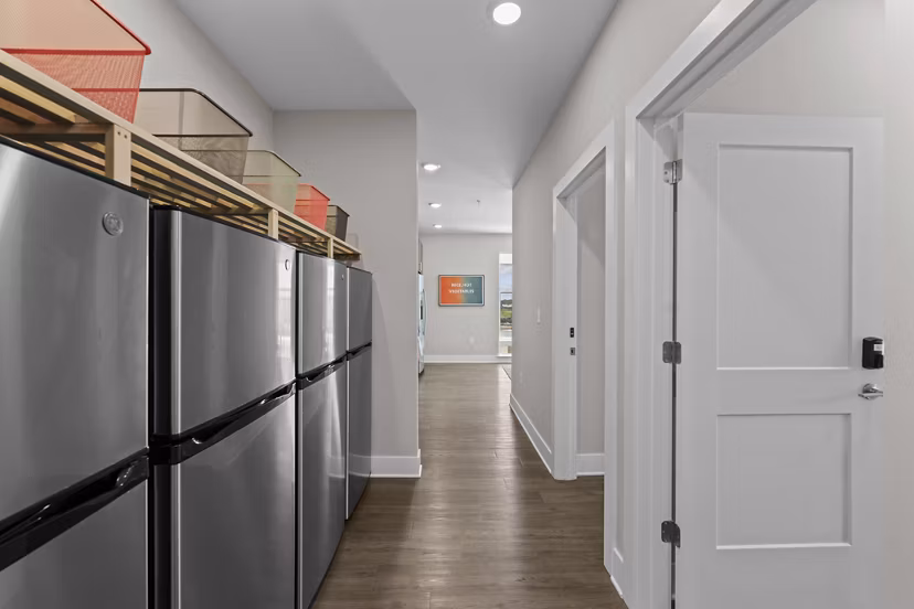 laundry room at Kinship Apartments