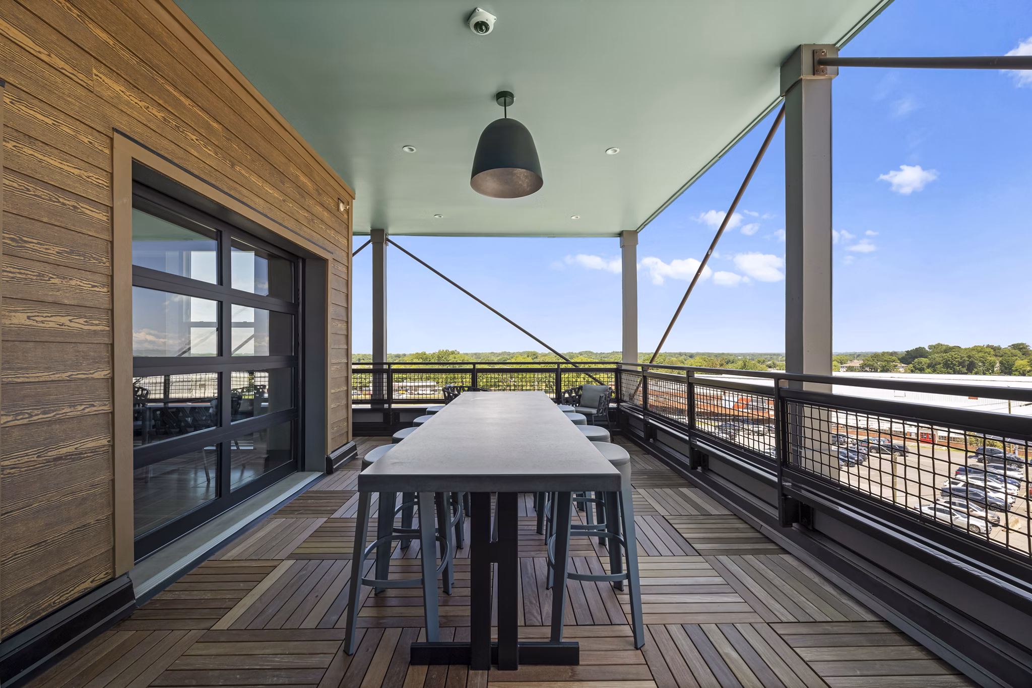 patio/balcony at Kinship Apartments
