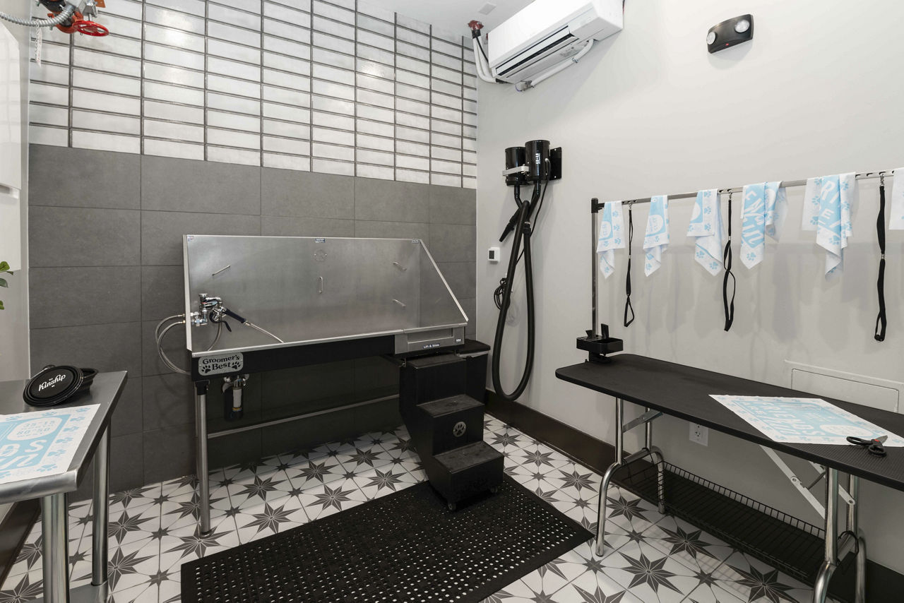Pet wash at Kinship Apartments