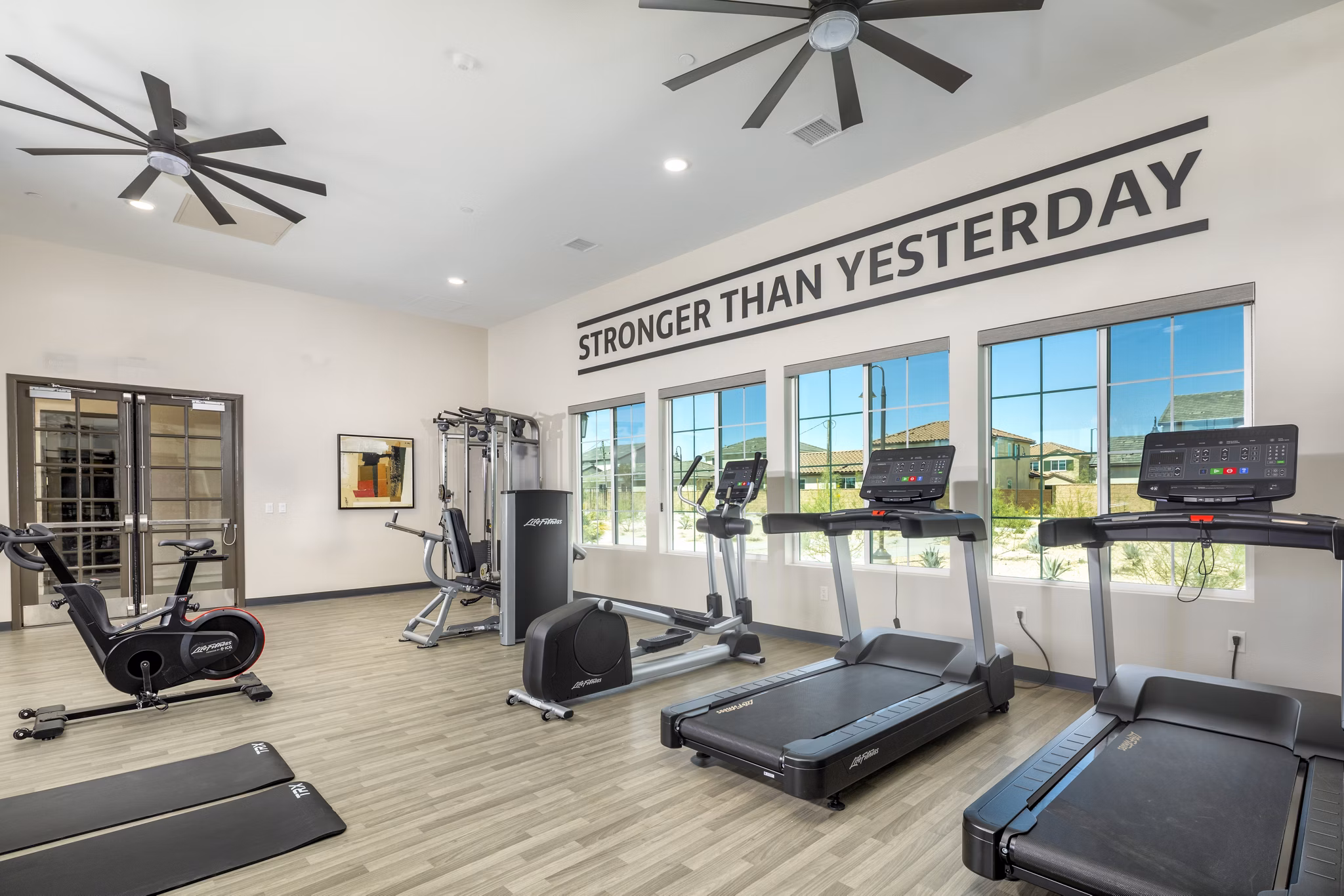 fitness center at Sagewind Ranch Apartments