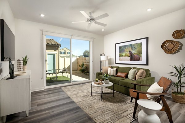 living room at Sagewind Ranch Apartments 