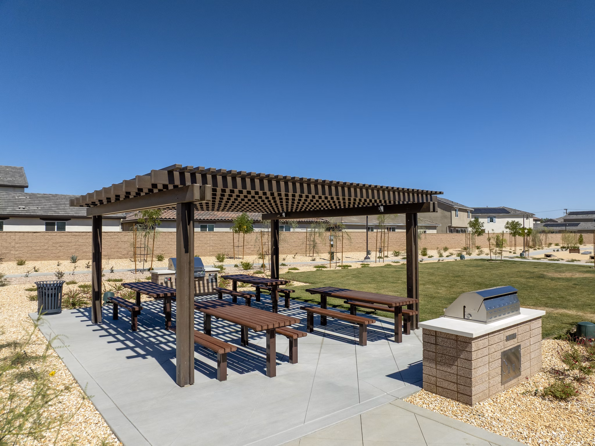 grill area at Sagewind Ranch Apartments