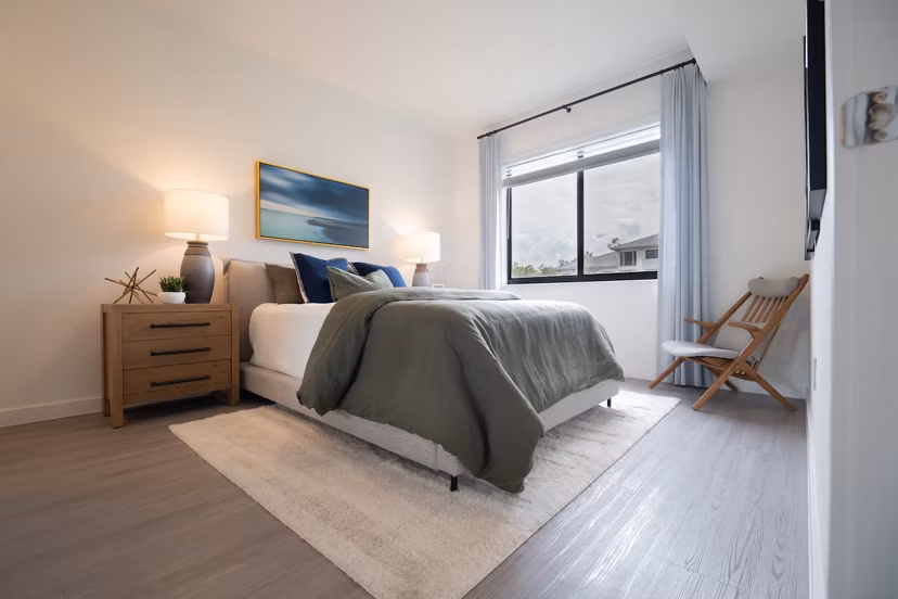bedroom at Reva Apartments