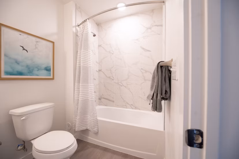 bathroom at Reva Apartments