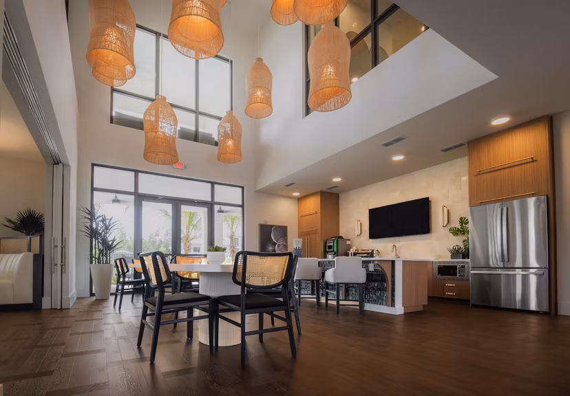 clubhouse at Reva Apartments