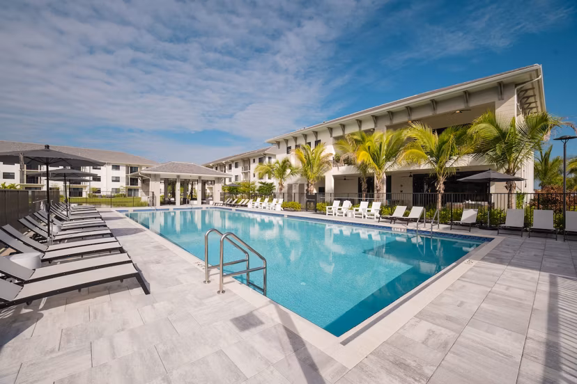 pool at Reva Apartments