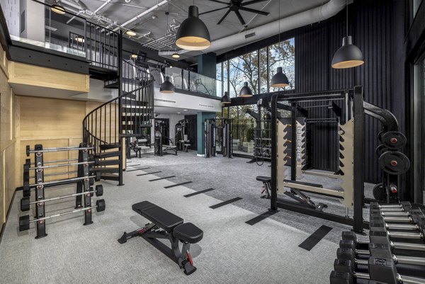 fitness center at The 305, A Broadstone Community Apartments