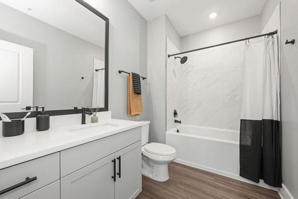 bathroom at Matheson Mill by Broadstone Apartments 