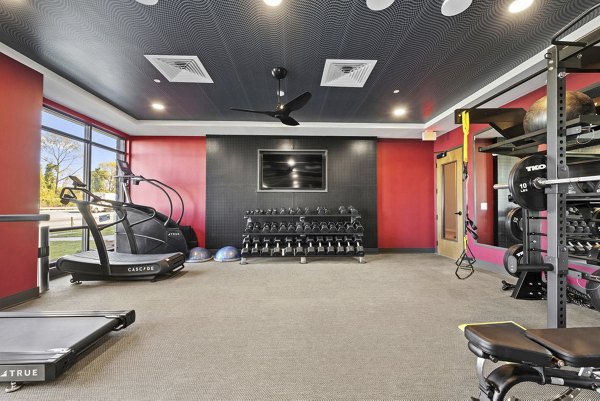 fitness center at Matheson Mill by Broadstone Apartments 