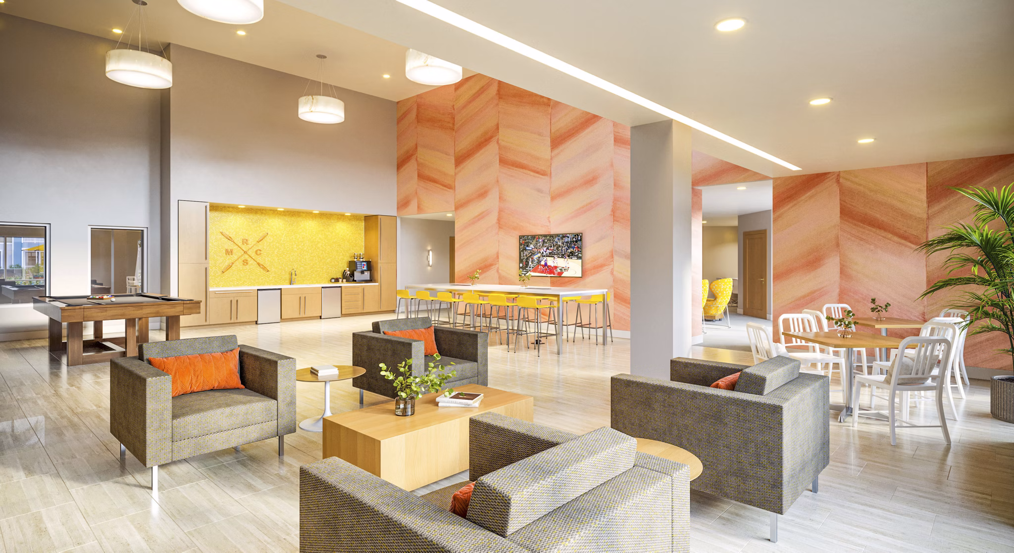 rendering at Taverna Apartments
