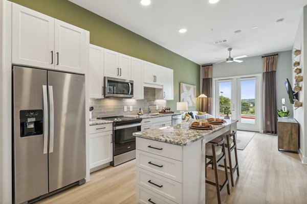 kitchen at Alta Park Central Apartments