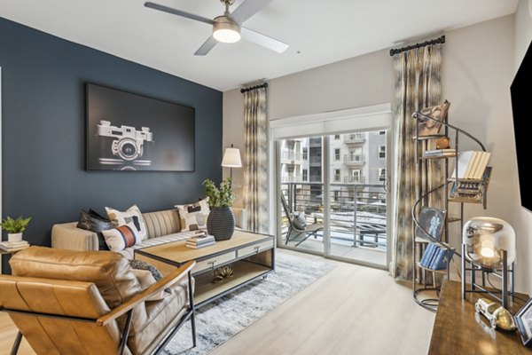 living room at Alta Park Central Apartments