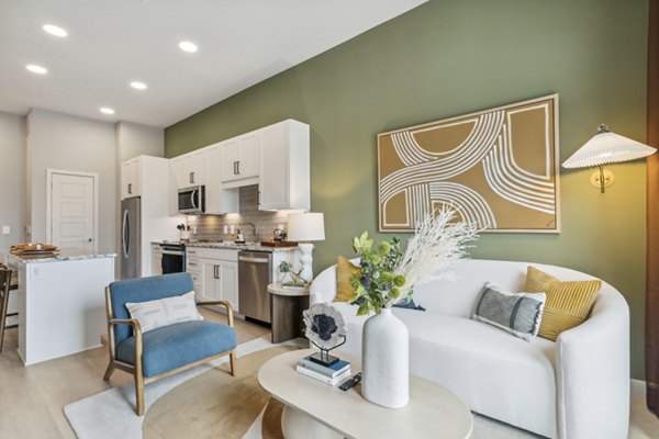 living room at Alta Park Central Apartments