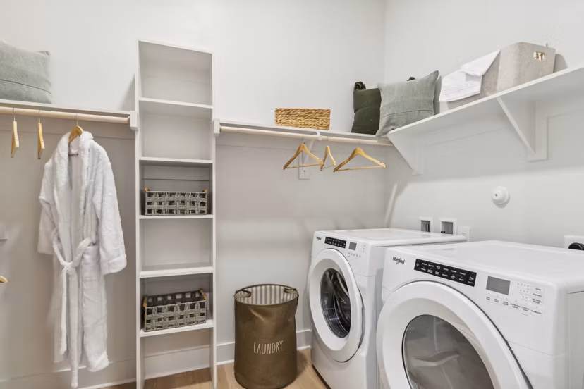 laundry room at Alta Park Central Apartments