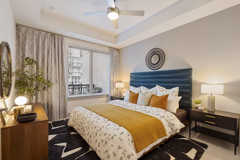 bedroom at Reverie at River Hollow Apartments